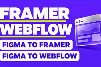 build a responsive framer website for saas and tech companies