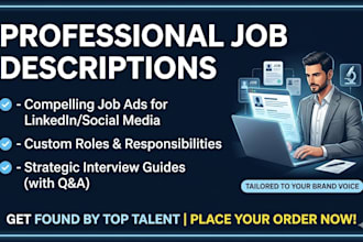 write a professional job description