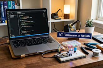 design pcbs and develop iot firmware for wearables