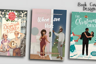 design a custom book cover, ebook cover, or kindle cover