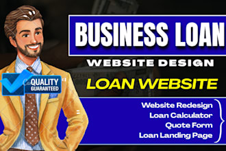 wix business loan website business loan website redesign loan broker website mca