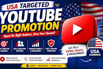 do USA youtube video and channel  promotion