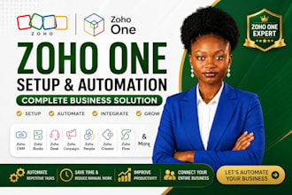 setup zoho one complete business automation and integration, zoho one expert