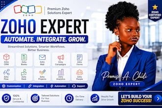 setup zoho people, zoho recruit, zoho site, and zoho CRM