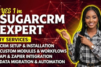 be your sugarcrm and suitecrm expert for setup, customization and automation