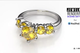 do 3d photorealistic jewelry rendering gadget product modeling amazon ecommerce