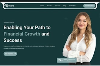 build squarespace accoounting firm website tax advisor bookkeeping service