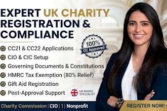 register your UK charity or cio with the charity commission