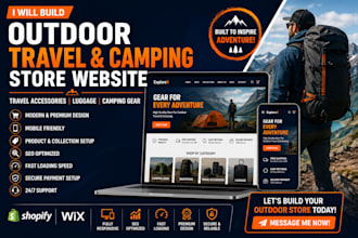 build outdoor travel travel accessories luggage camping gear store website