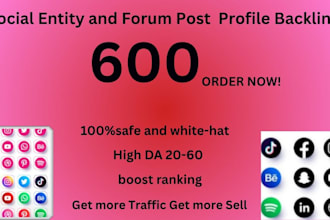 do social entity and forum post profile backlinks service
