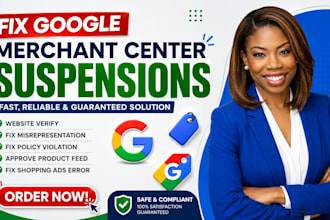 fix shopify google merchant center misrepresentation and suspension