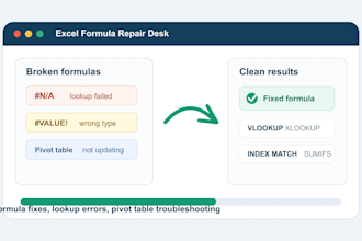 fix excel formulas vlookup xlookup and pivot tables
