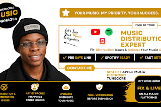 music manager fix, distribute music on distrokid tunecore dittom cd baby amuse