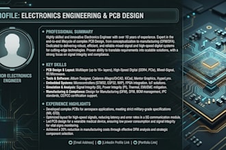 design professional pcb layout and electronic circuit schematics