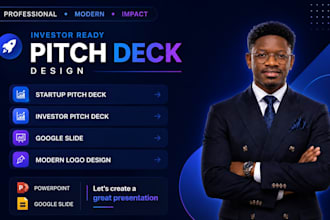design a investor pitch deck