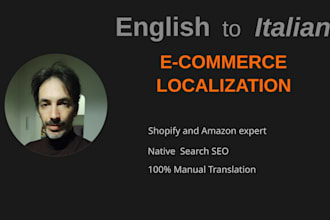 localize your english ecommerce product descriptions into natural italian