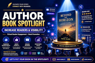 feature author book on virtual spotlight, book community reader engagement