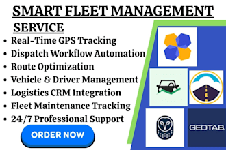 setup CRM fleetio samsara geotab verizon connect azuga motive fleet management