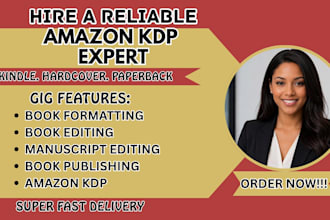 do book formatting for amazon KDP, hardcover formatting, paperback formatting