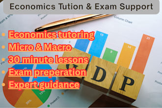 provide online macro and micro economics tutoring and exam preparation guidance