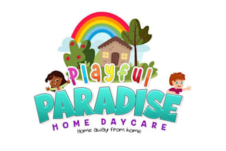 make a children, kids, day care custom logo design