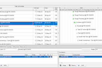 create a complete baseline schedule for your project with primavera p6