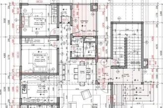 do autocad draftman 2d floor plan draw 3d rendering floor plan for house plan