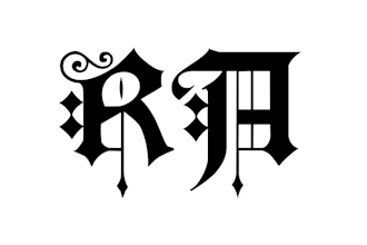do professional old english calligraphy blackletter logo