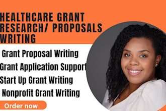 do clinic start up grant writing, research, healthcare grant proposal writing