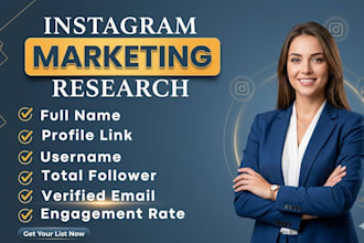 research instagram influenccer list for influencer marketing