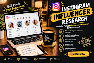 research instagram influenccer list for influencer marketing and influencer list