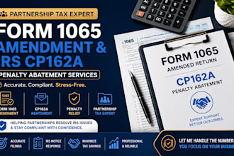 fix form 1065 amendment and irs cp162a penalty abatement for partnership