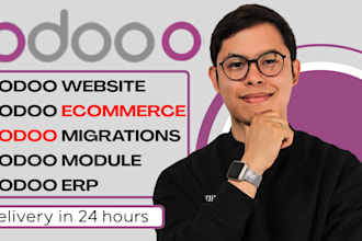 develop odoo website odoo ecommerceodoo erp customization and API integration