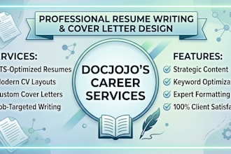write professional resume writing and cover letter design