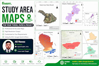do study area maps for your documents