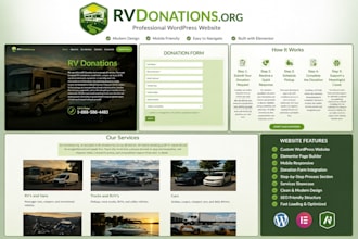 create a functioning designed website