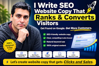 write SEO website copy that ranks and converts visitors