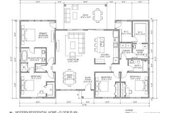 redraw your real estate property floor plan in autocad without perimeter