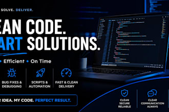 create clean and efficient code for your project