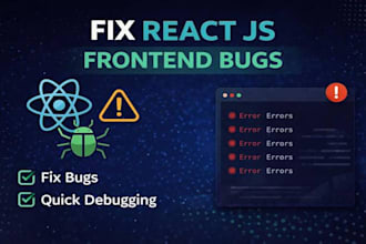 fix website bugs, API errors and functionality issues