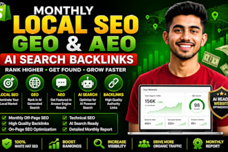 do monthly website local off page, aeo GEO, SEO backlinks building for ai search