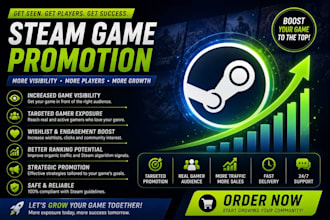 steam game promotion steam game wishlist game marketing steam wishlist cover art