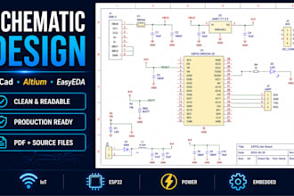design a professional schematic for your pcb project in kicad or altium