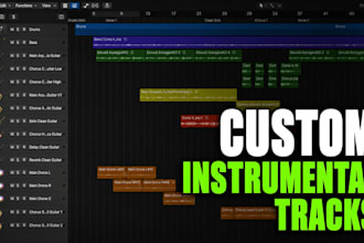 create custom rock, funk, and jam instrumental tracks
