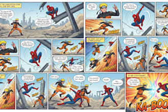 draw film storyboard, illustration, short films, digital art, ad storyboard