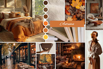 create aesthetic moodboards for interior design projects