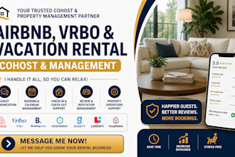 be your airbnb vrbo virtual cohost and property manager