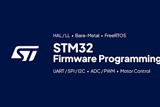 develop stm32 firmware for real time can bus control and industrial automation