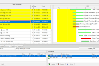 conduct a pure progress schedule update