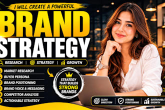 create brand strategy, market research, and buyer personas